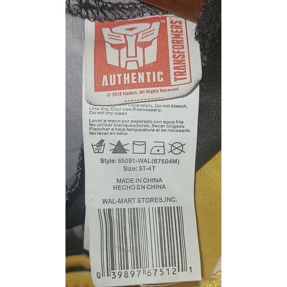 Kids Transformer Bumble Bee Costume - Picture 2 of 4